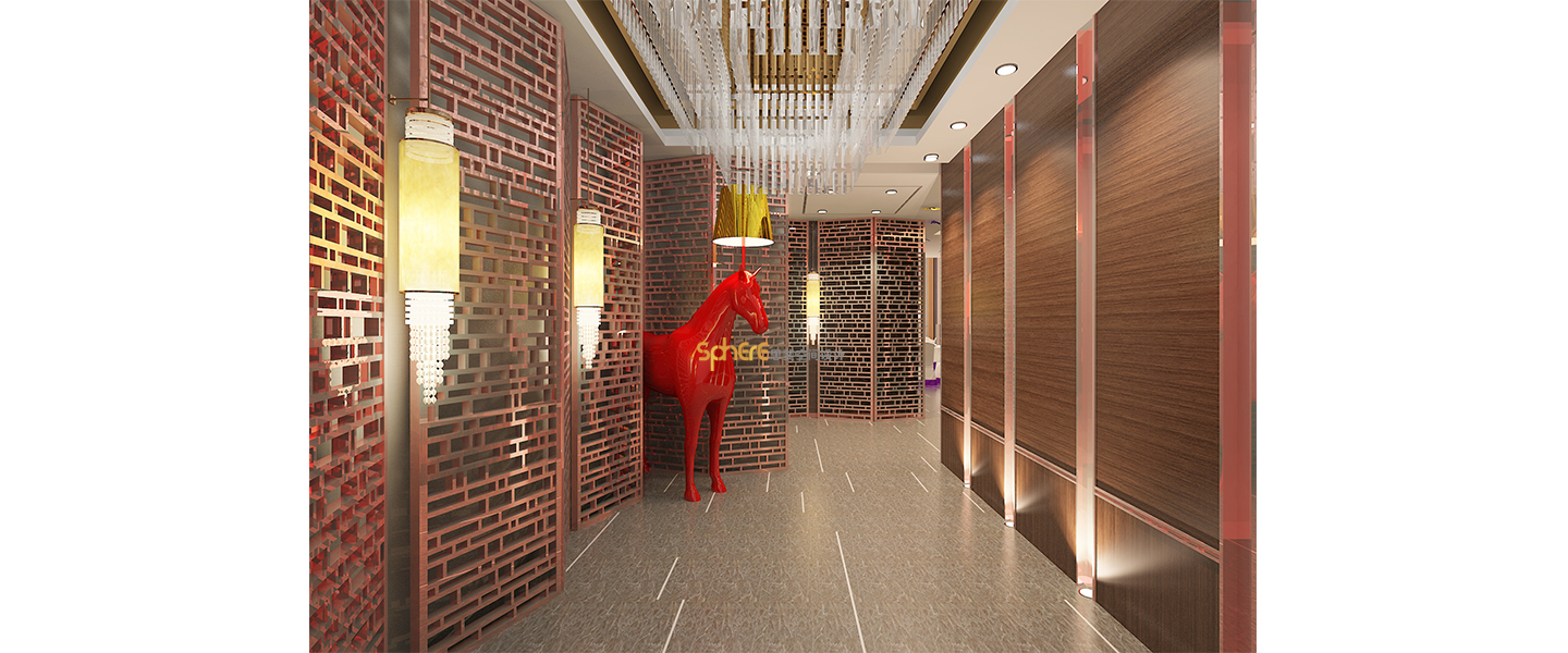 北京（济南）思斐空间酒店设计案例—小渔莊海鲜金乡喜宴厅店