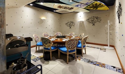 济南中式肥牛肥羊火锅店餐饮设计之照明设计中的统一性和安全性
