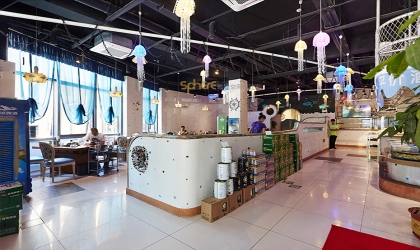 山东中式肥牛肥羊火锅店餐饮设计之“情景照明”